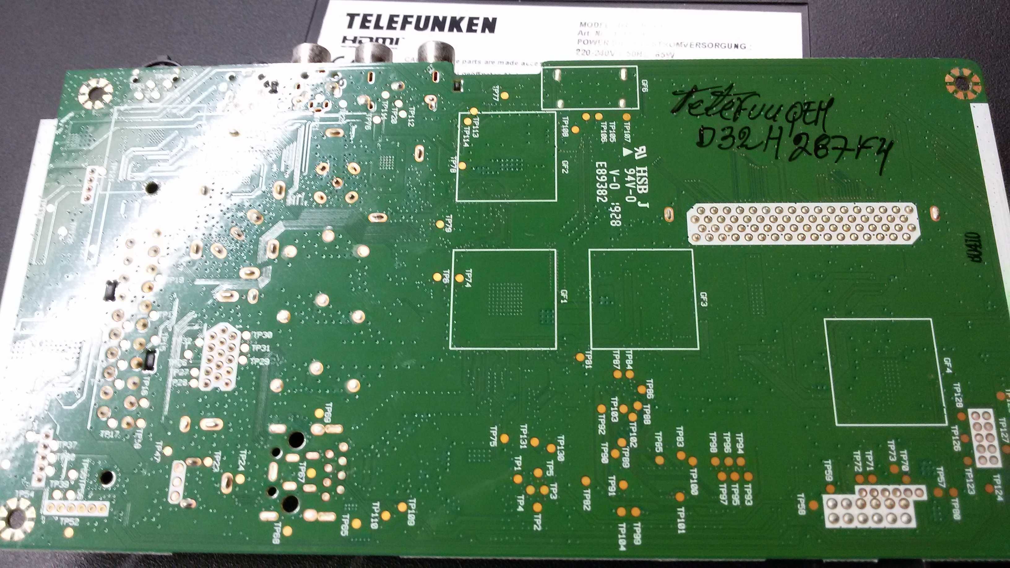 17mb140 tv led telefunquen d32h287f4