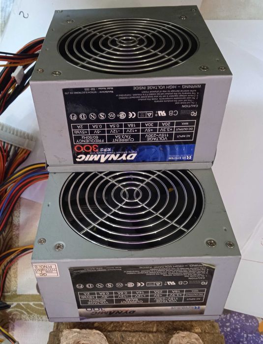 Блок питания АТХ, после ремонта и обслуживания.