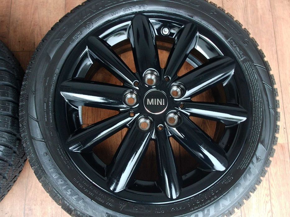 Koła Mini F55 F56 16x5,5 5x110 ET46 +czujniki + Dunlop 175/60/16 zima