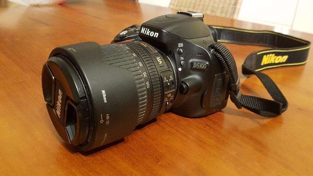 Nikon D5100+ objectiva 18-105 VR Rigorosamente impecável