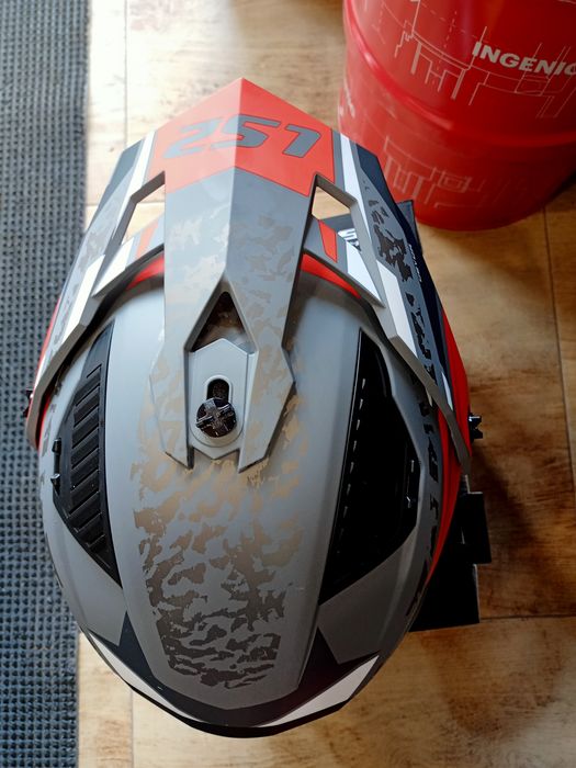 Kask LS2 OF606 Drifter DEVOR M.SIL TIT RED-06 M