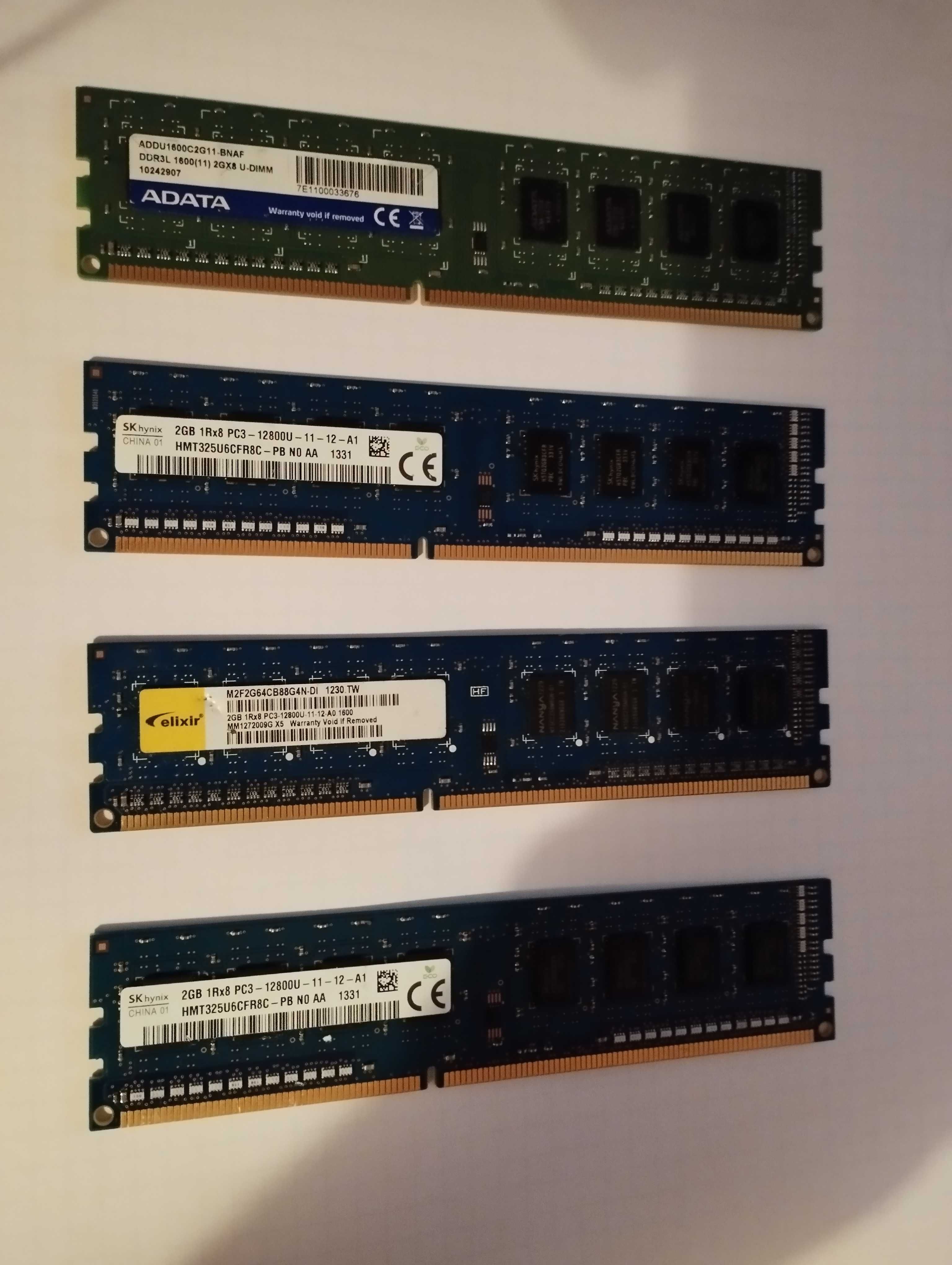 Продам комплект 8 Гб DDR3-1600 PC12800U
