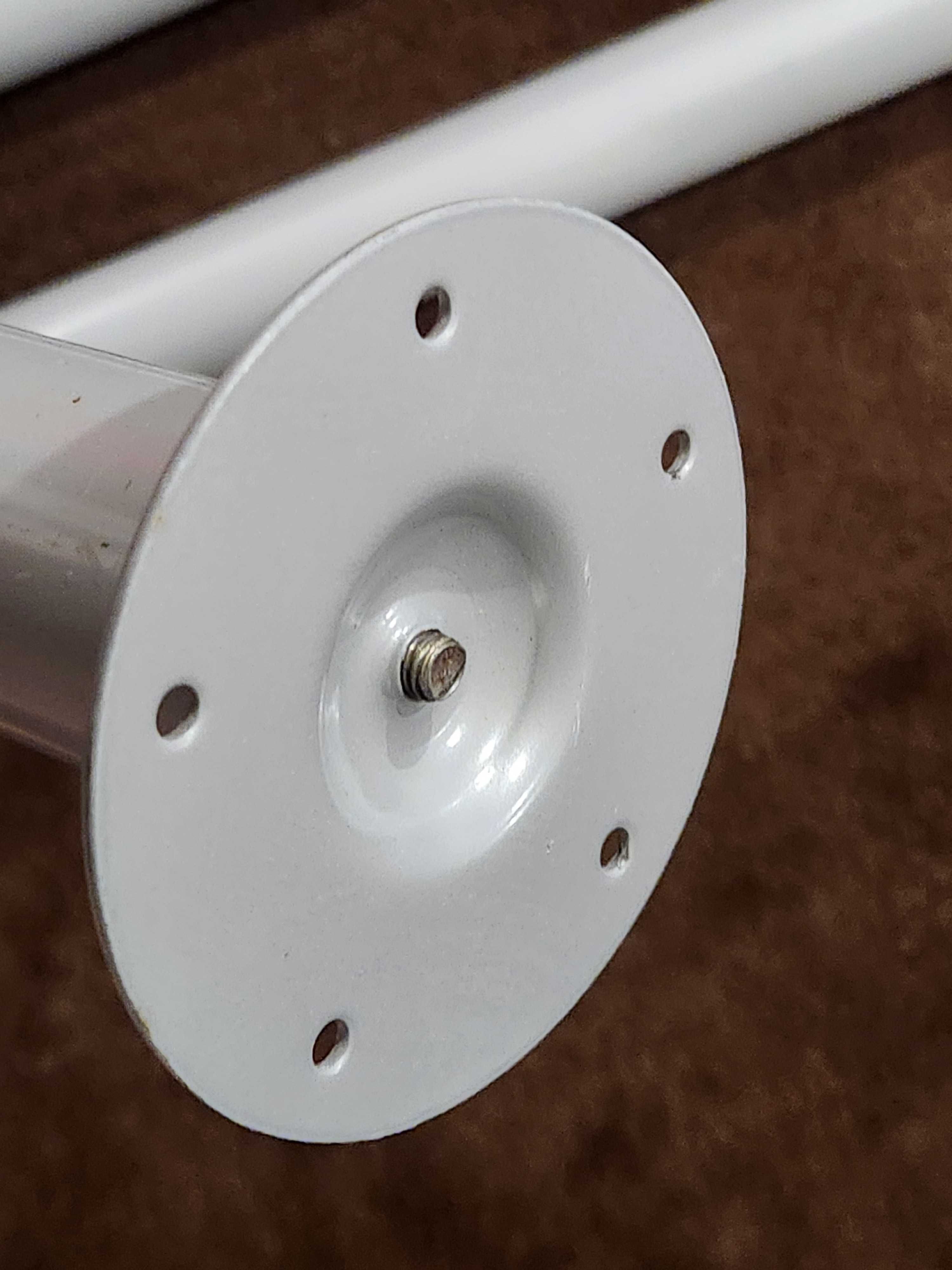 NÓŻKI DO STOŁU NOGI 70CM cale metalowe 4 sztuki szare grube stabilne