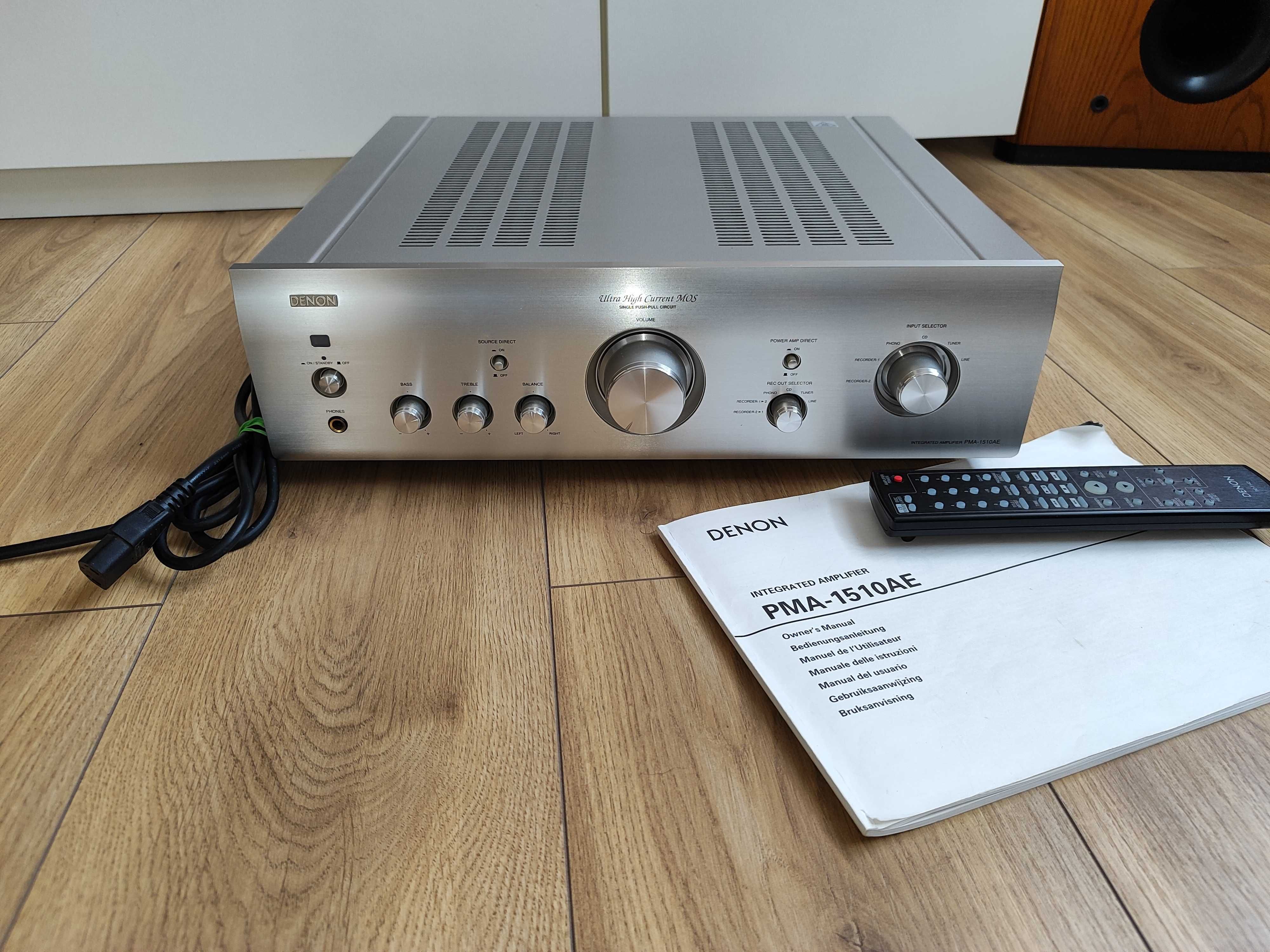 Wzmacniacz Stereo Denon PMA-1510AE + Pilot
