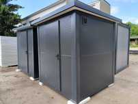 Pawilon / Kontener sanitarny WC z prysznicem - 2,10 x 2,10 m