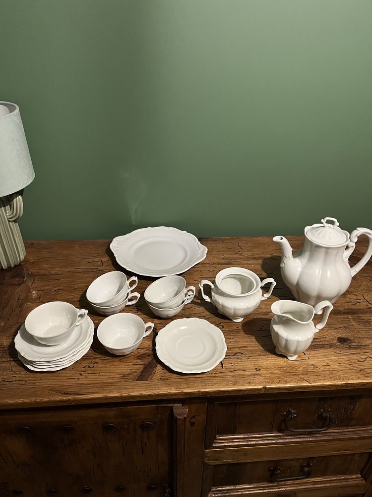 Serwis porcelana Walbrzych Maria Teresa Cral, talerz Tielsch Walbrzych