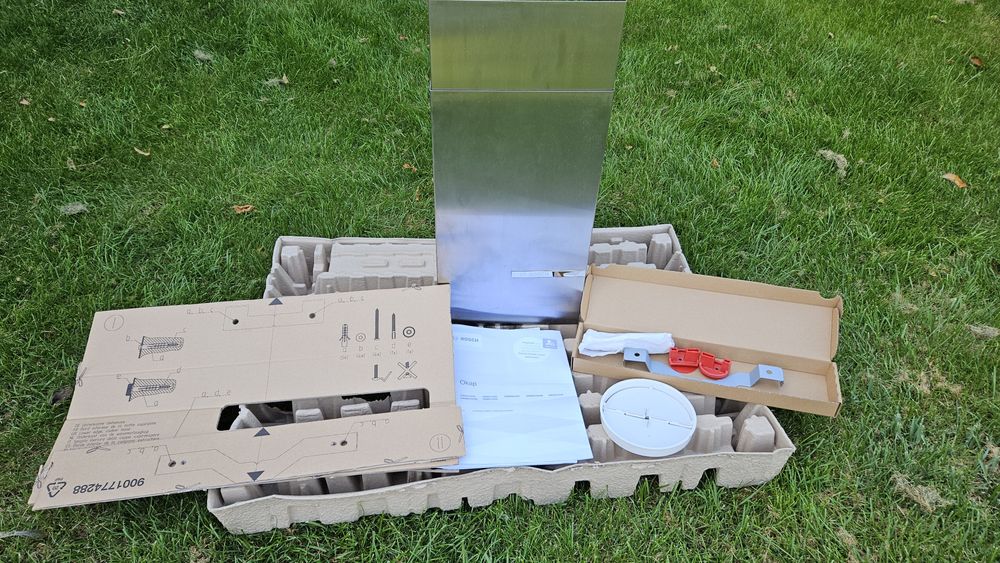 Okap kuchenny kominowy Bosh DWB67JP50 stal nierdzewna