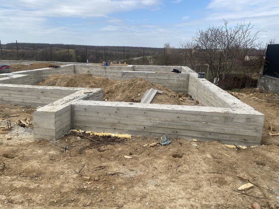 Бетонні роботи. Фундаменти. Отмоски. Доріжки. Площадки. Відмостка
