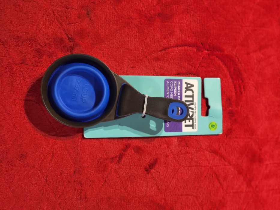 Miarka do odmierzania pokarmu z klipsem Activ Pet