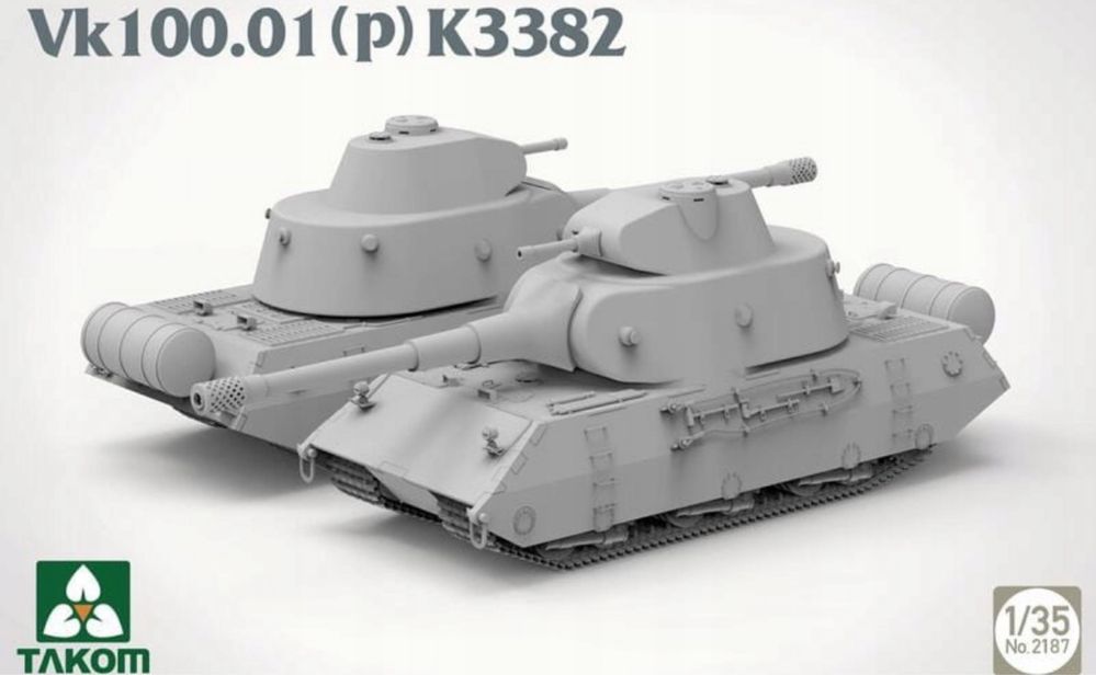 Czołg VK 100.01 (P) K3382 model do sklejania 1:35 Takom 2187
