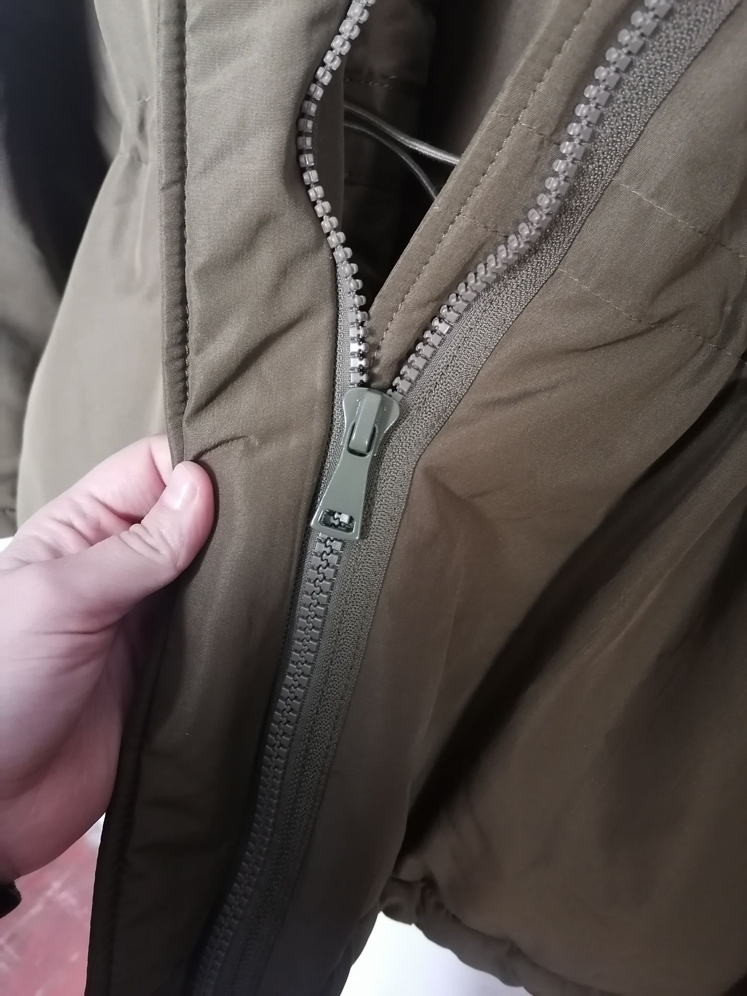 Kurtka parka khaki