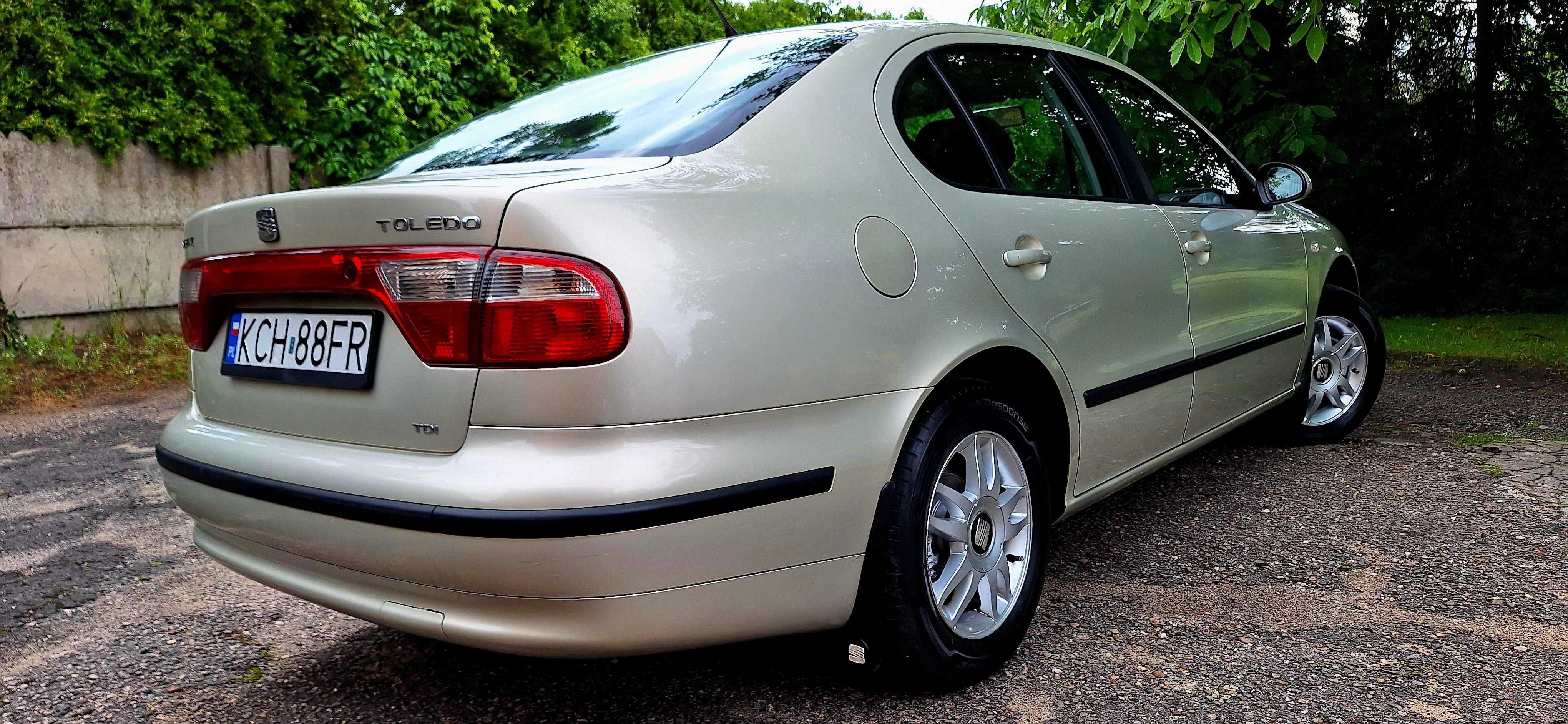 Seat Toledo 1.9 TDI/90KM.= 1 Właściciel Od Nowości= Polski Salon !
