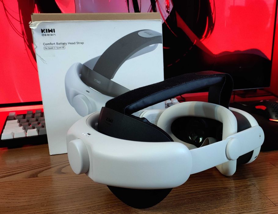 KIWI Design Кріплення для Meta Quest 3/3s (6400mAh)