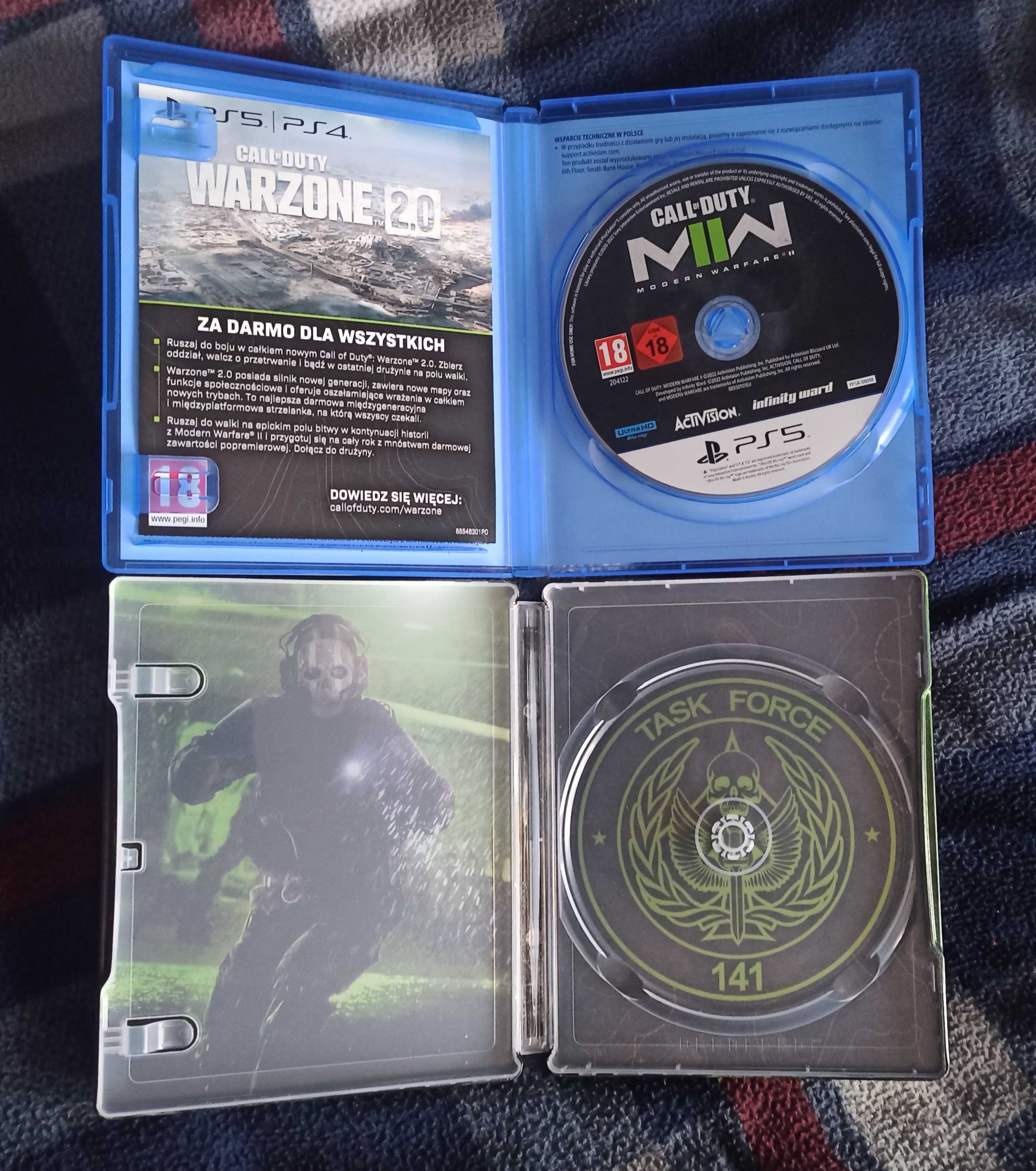 Call of Duty Modern Warfare 2  PL Dubbing PS5 + Steelbook