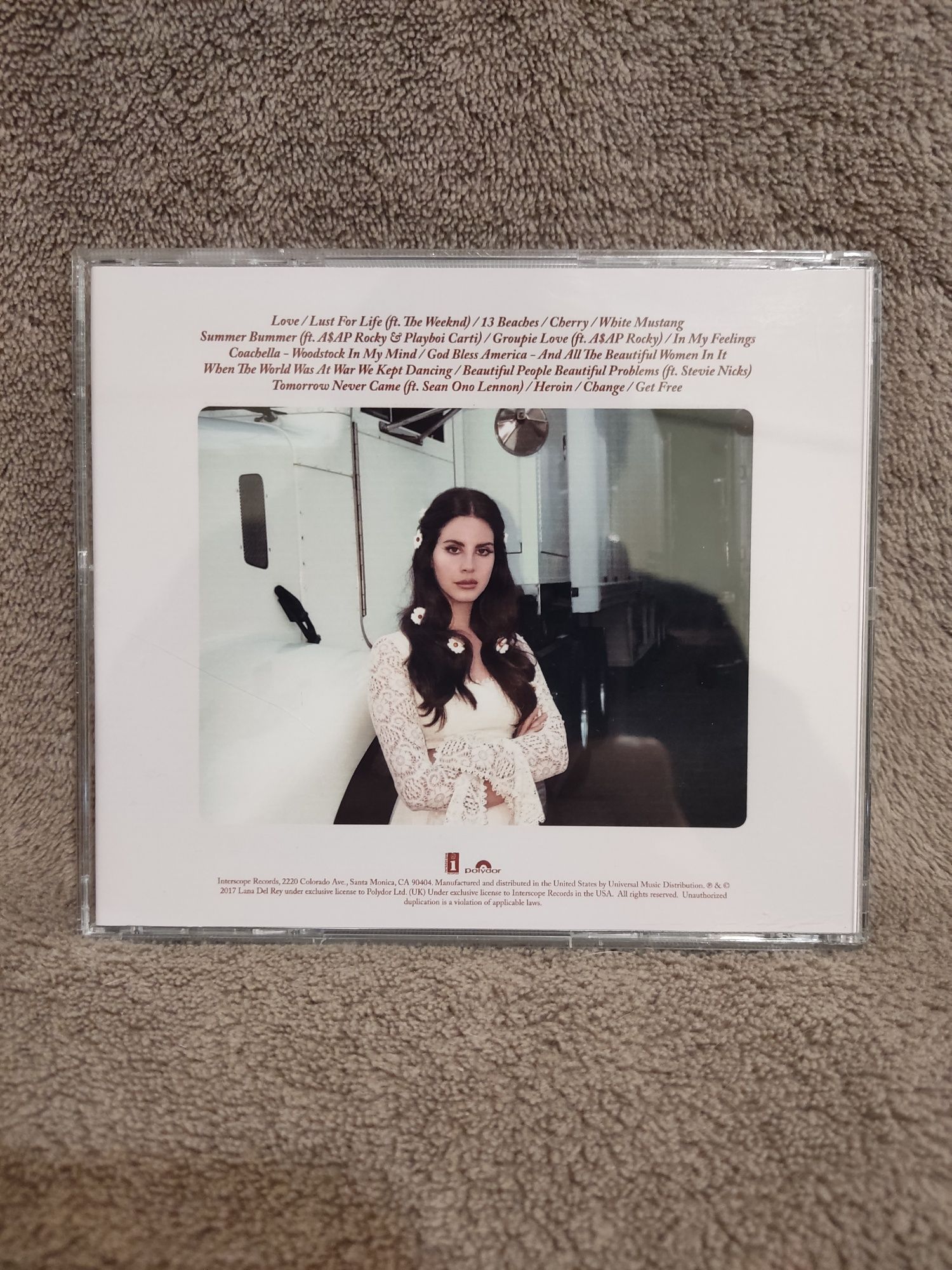 CD диск Lana Del Rey - Lust For Life