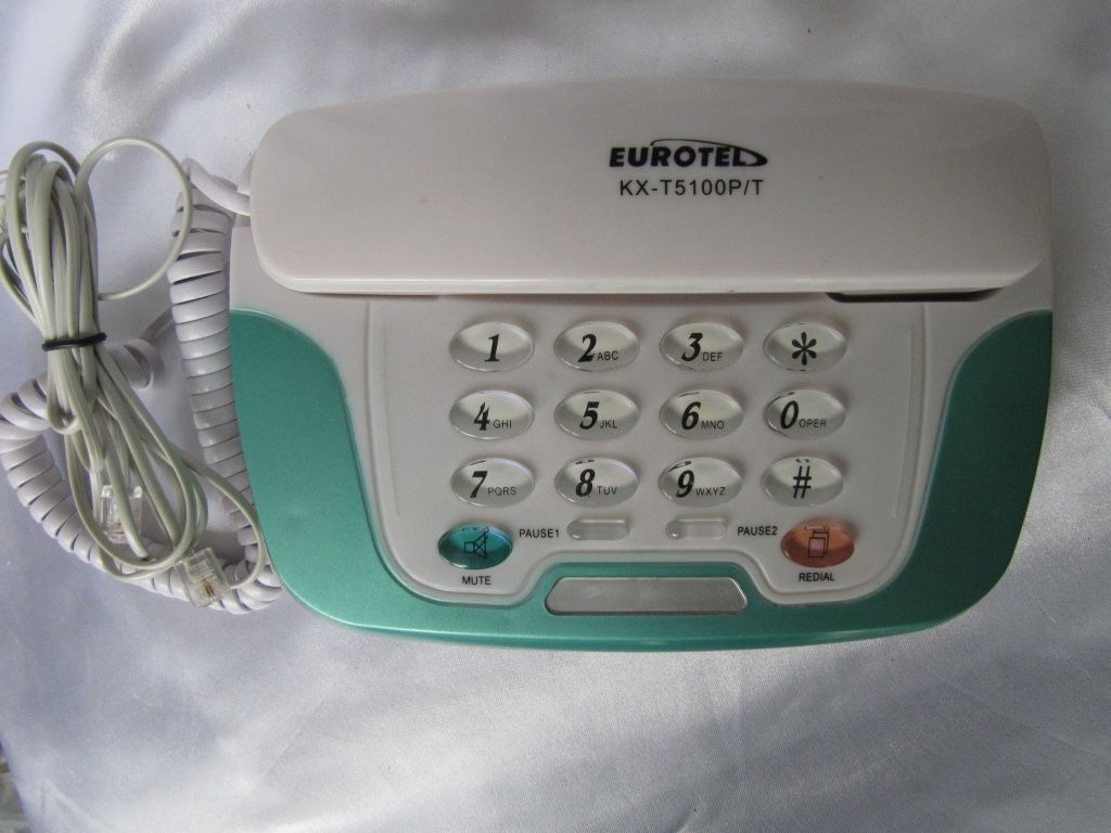 Телефон стационарный кнопочноый /Eurotel KX-T5100P/T,новый