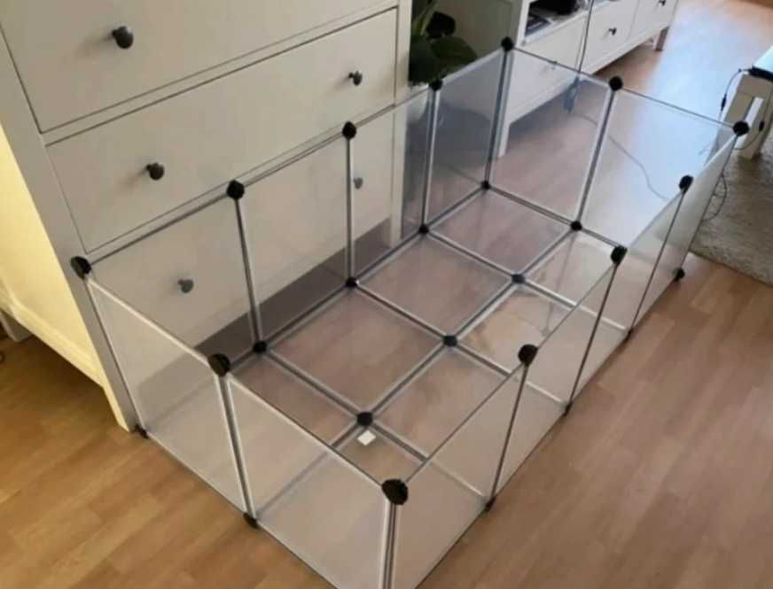 Klatka hodowlana z podłogą zagroda wybieg dla królika na chomika