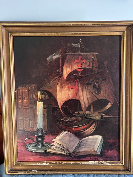 Quadro antigo de sala