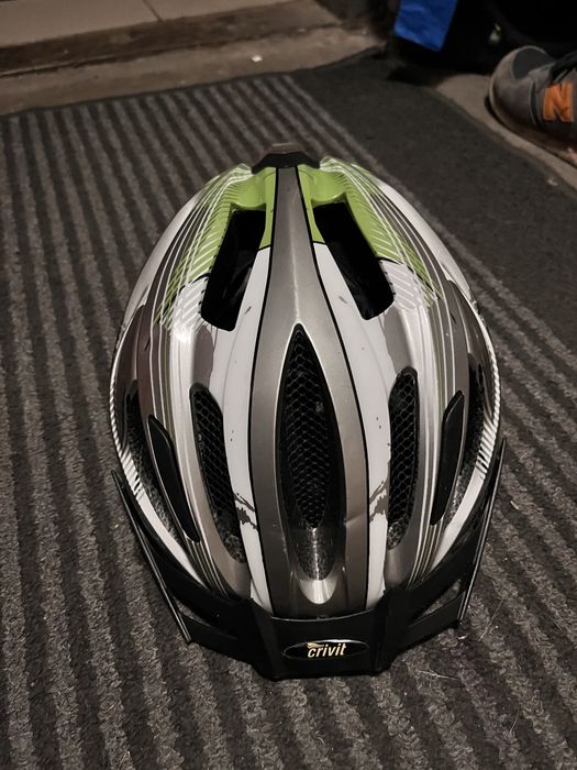 Kask rowerowy Crivit, 50-56, lampka