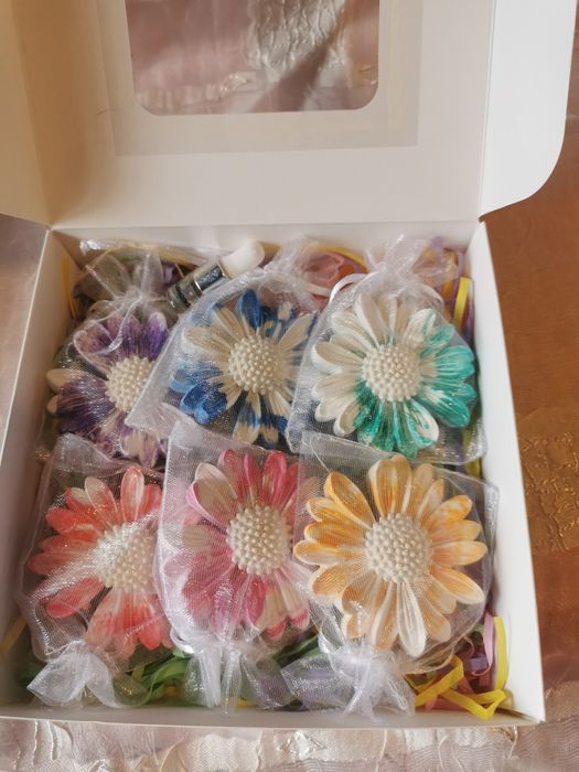 Margarida de Gesso Aromático – Decoração Delicada para Gavetas e Casa