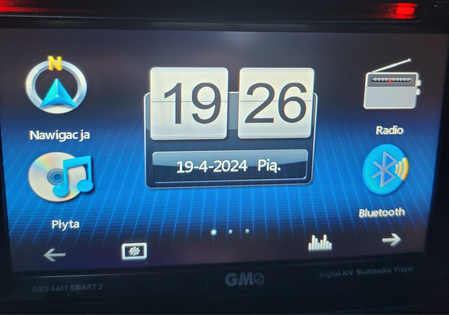 2 Din Radio Gms 6401 GPS windows ce smart bluetooth nawigacja