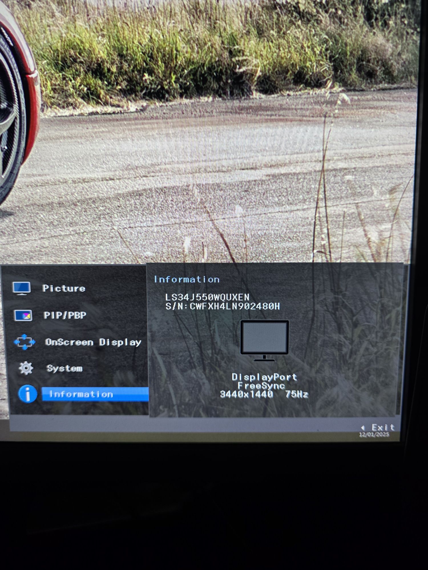 Monitor Samsung 34" WQHD 3440x1440 [21:9] ultra wide75hz