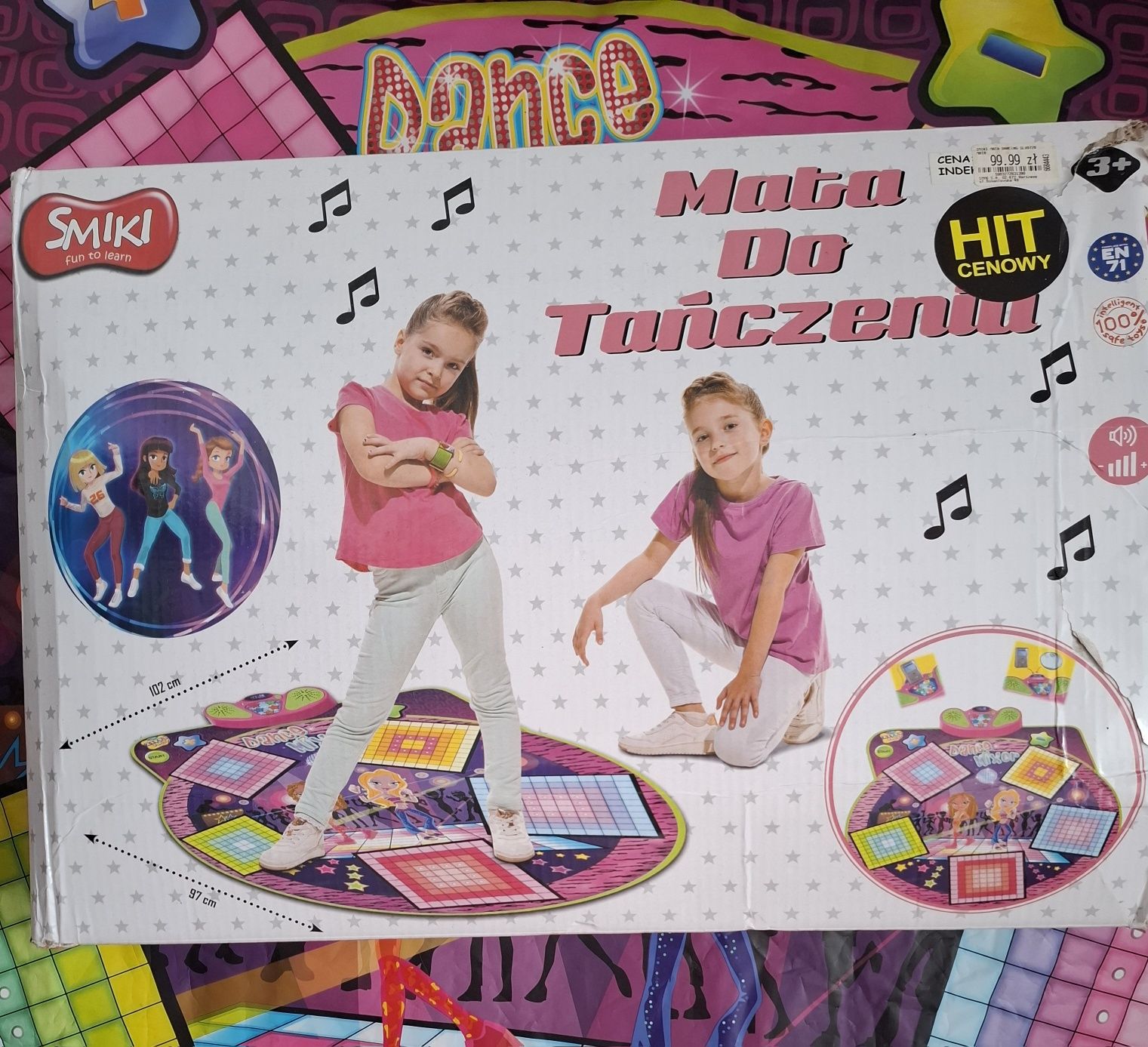 Mata do tańca tańczenia zabawka smiki