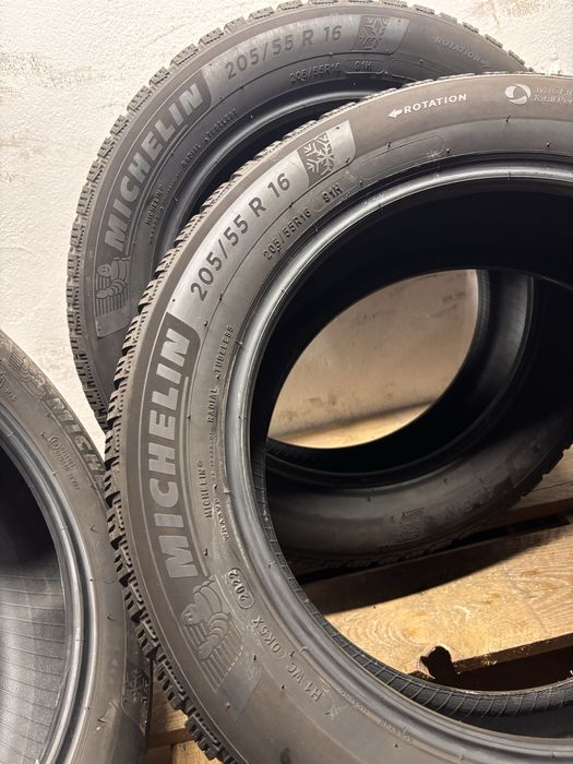 205/55/16 Michelin Alpin 6 2022r 6,3 mm Para Komplet Opony zimowe