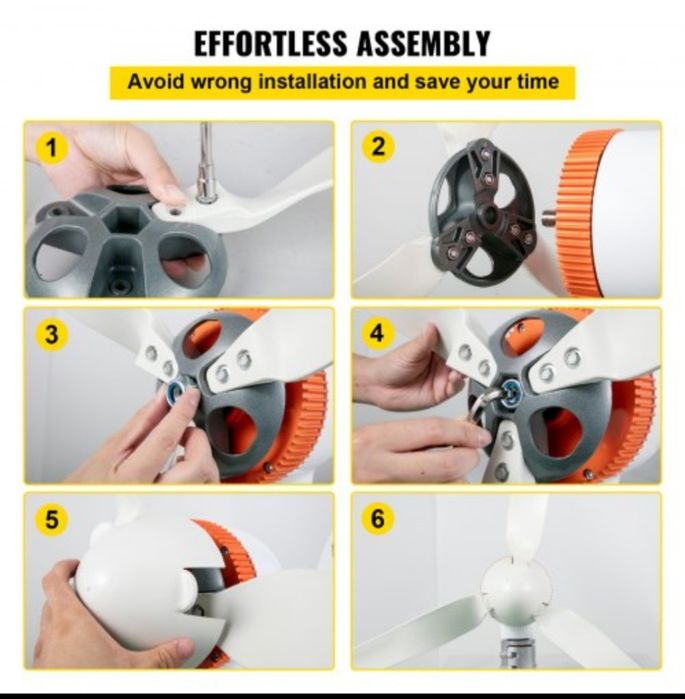 Eólicas Horizontais e verticais de 400 ,500,600,800 watts