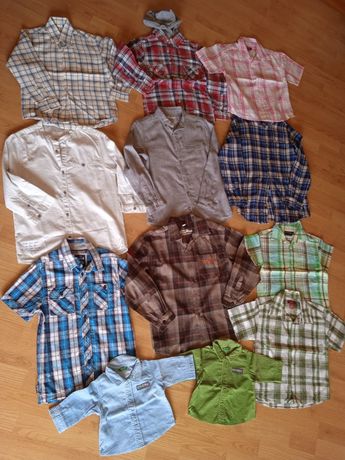 Camisas menino, várias idades