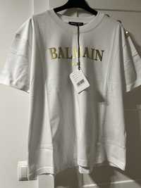 Piękna bawełniana bluzka Balmain r. Na M/L