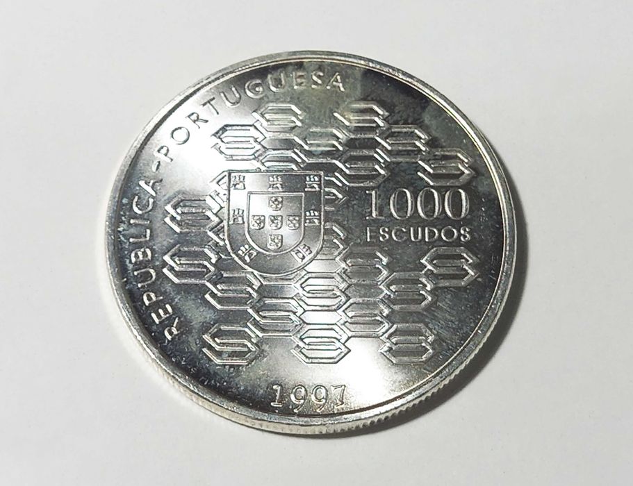 Moeda em Prata de 1000 Escudos / Crédito Público (1997)