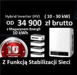 Fotowoltaika 8 kWp + GoodWe ET/G2 z AFCI - Funkcja Stabilizacji Sieci