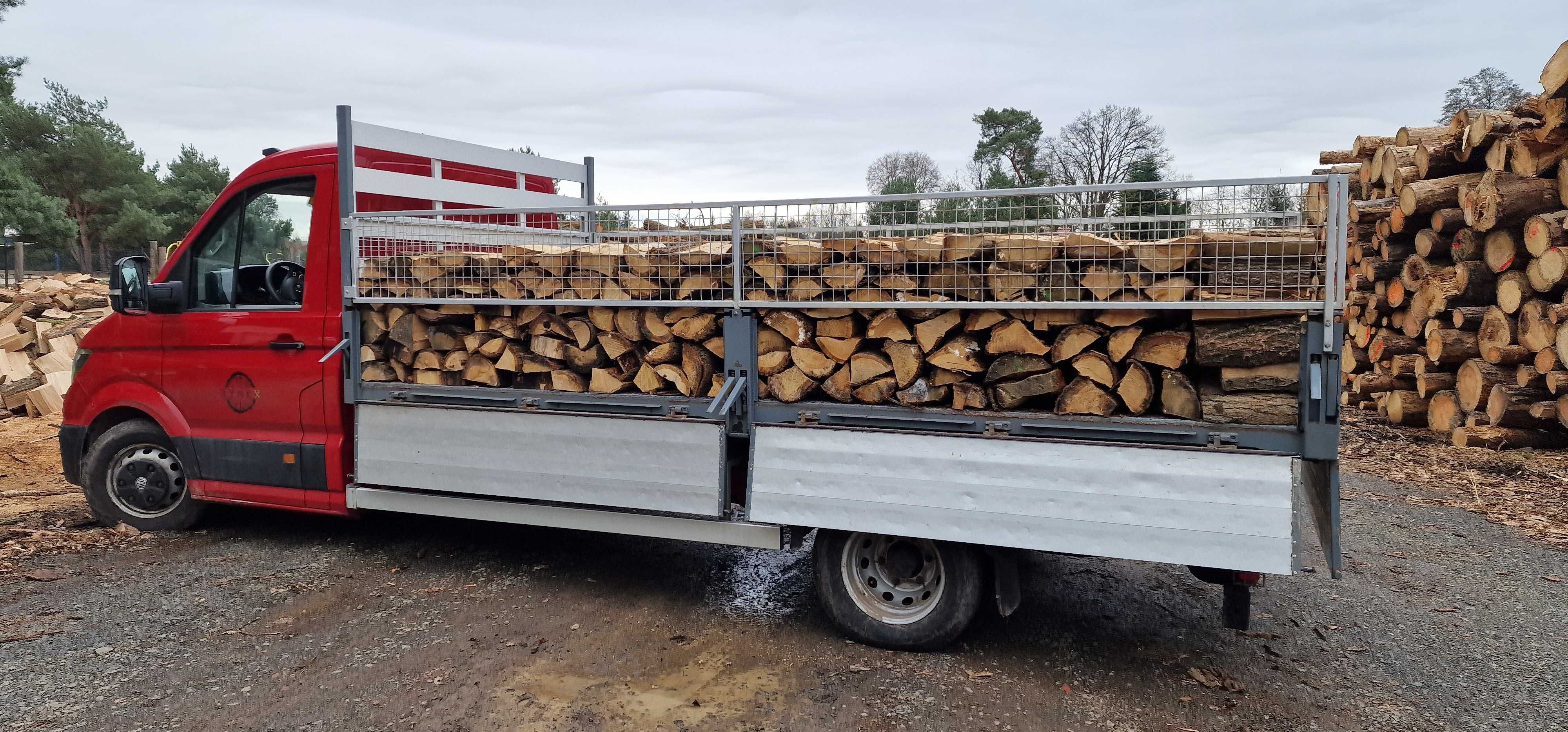 DREWNO KOMINKOWE Żary. Sezonowane Dąb Buk Grab opałowe Transport