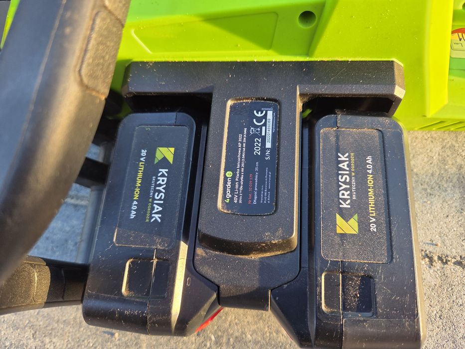Pilarka / piła łańcuchowa 4garden AP3522 + 2xAKU 4Ah + ładowarka