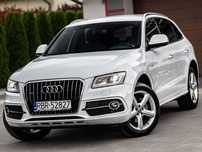 Audi Q5 2,0TDI-2xS-line/125tyś km/QUATTRO/LIFT/Oryginał lakie/LEDY,NAVI/