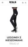 Legginsy, wake up and squat, roz.S