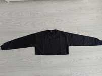 Krótka, czarna bluza, rozmiar 36