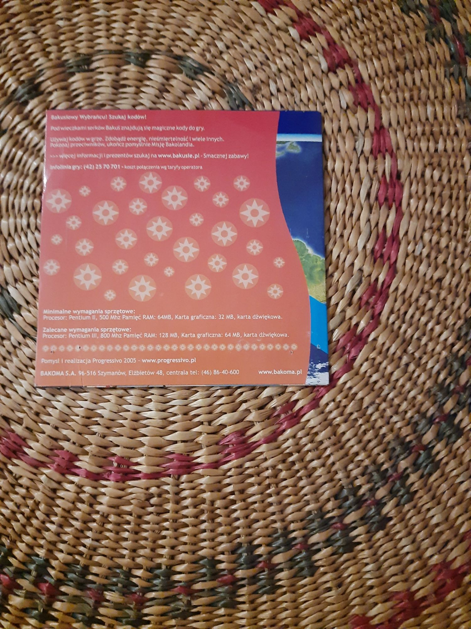 Gra komputerowa Bakuś - Misia Bakolandia CD2