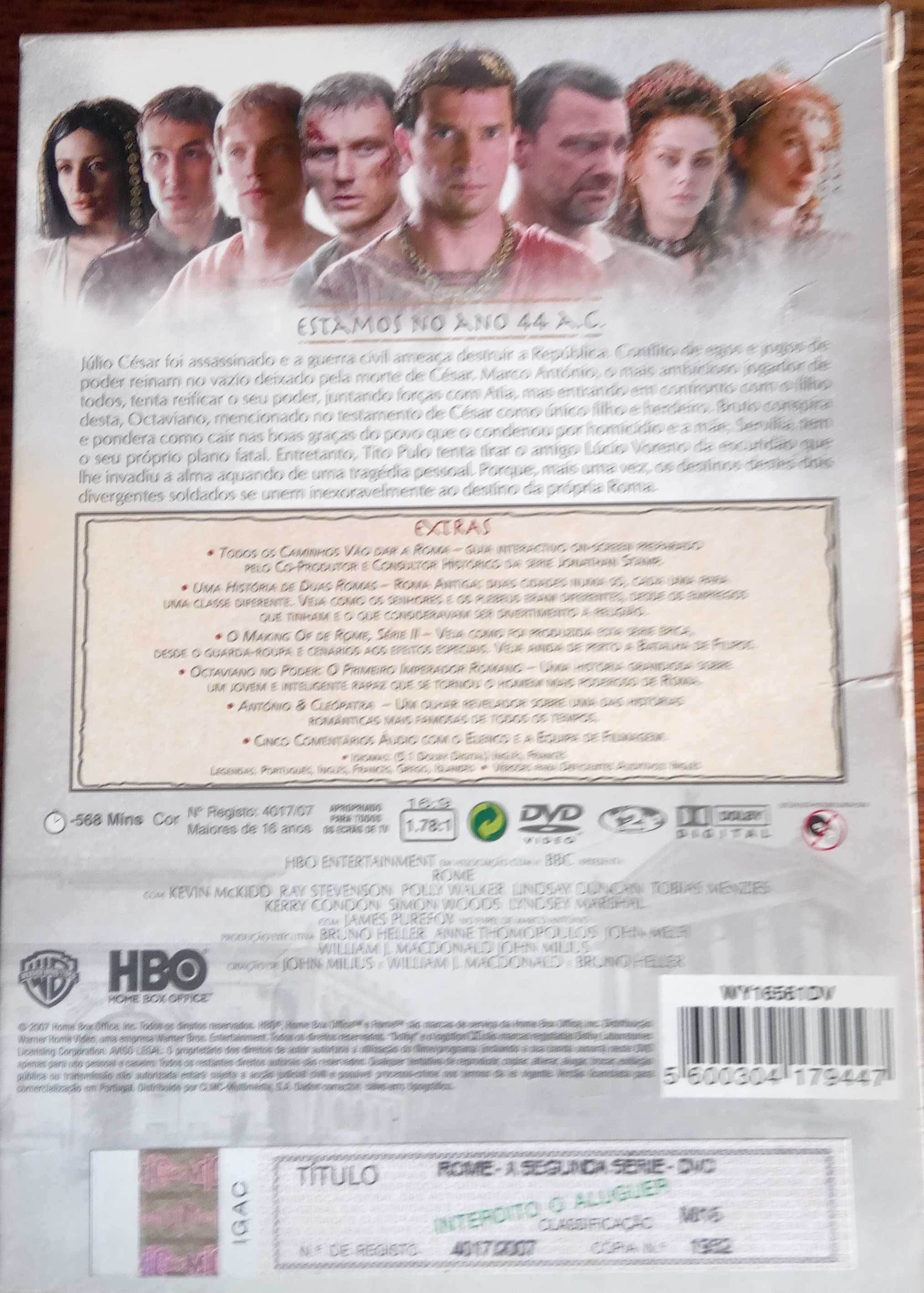 Roma - - - Série - - 2ª Temporada - - - - - 5 X DVD