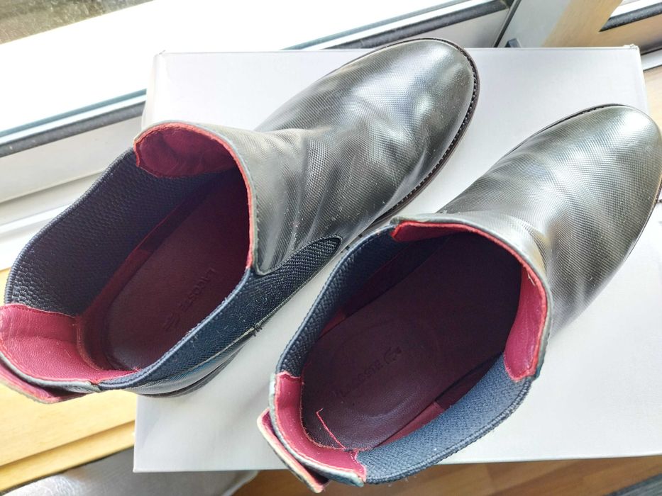 Botas Lacoste mulher n.39 em pele