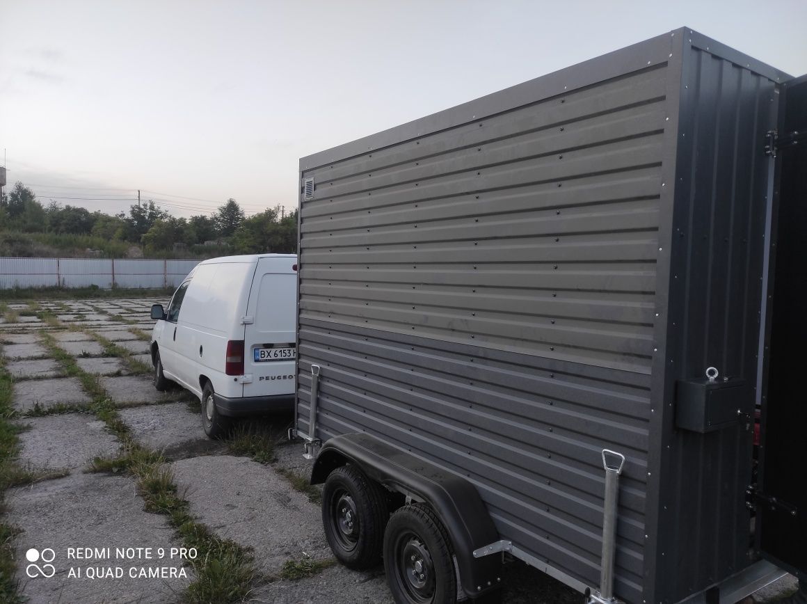 2х осн причеп прально-лазневий ( баня, душова автономна мобільна.)