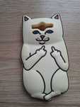 Pokrowiec gumowy etui do Samsung Galaxy S3 - kot
