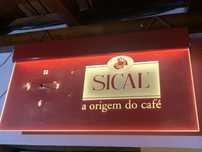 Reclame luminoso com relogio NOVO