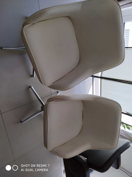 Fotele obracane skórzane