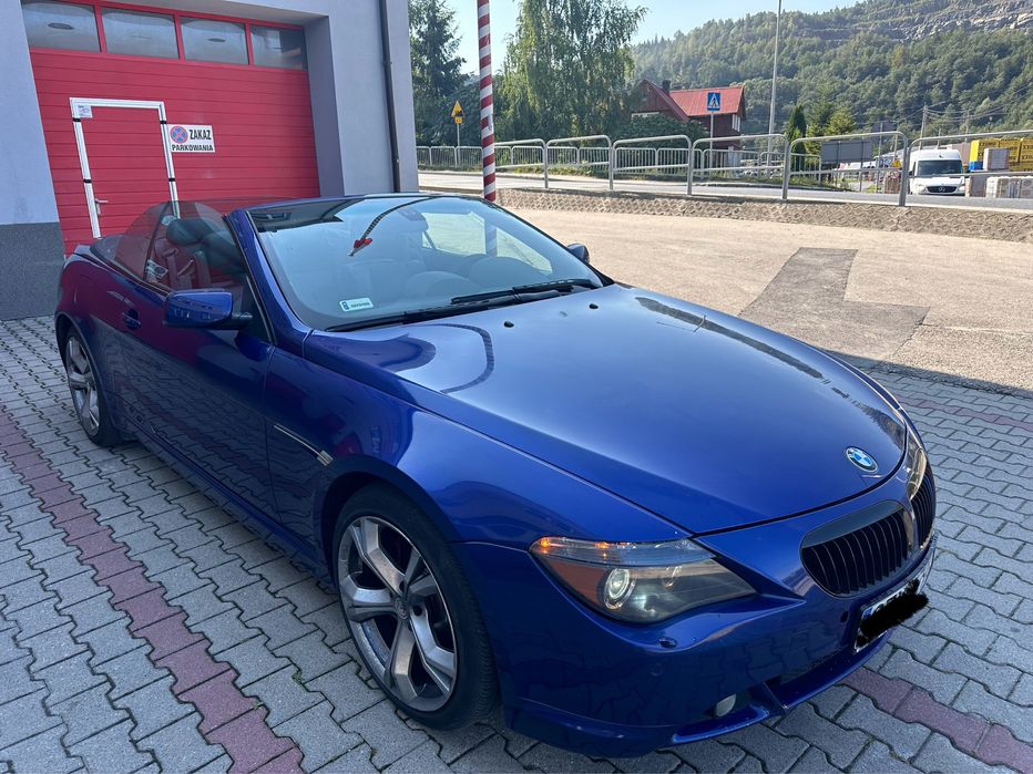 Bmw 6 E63 4.4 V8 Zadbana Stan Idealny bez wkładu Cabriolet