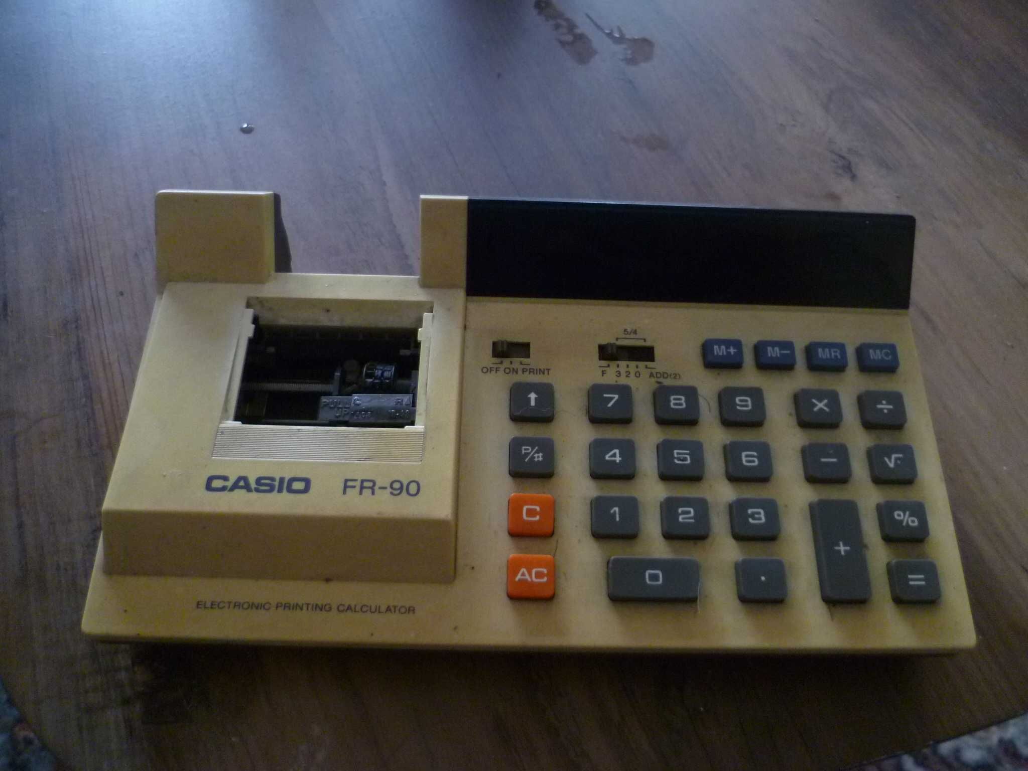 vintage kalkulator Casio FR-90