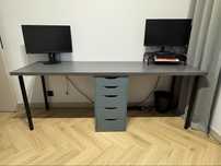 Biurko 2 osobowe IKEA LAGKAPTEN / ALEX - super stan