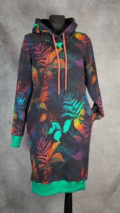 Auri Lili nowa sukienka - bluza Dharana piękny  wzór S/M