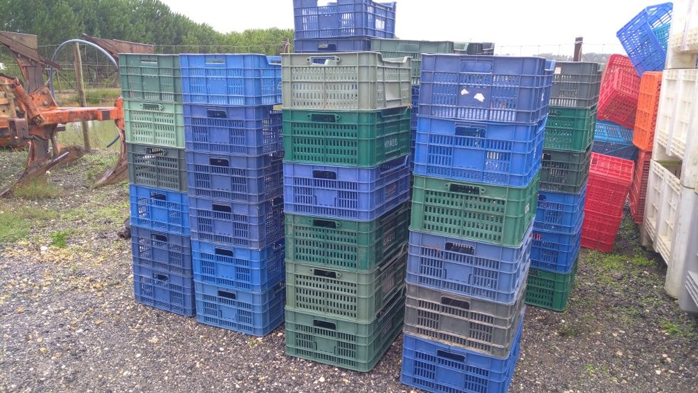 Caixas plástico usadas